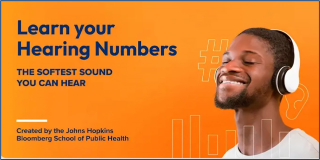 A app ad read Learn Your Hearing Numbers, the softest sound you can hear